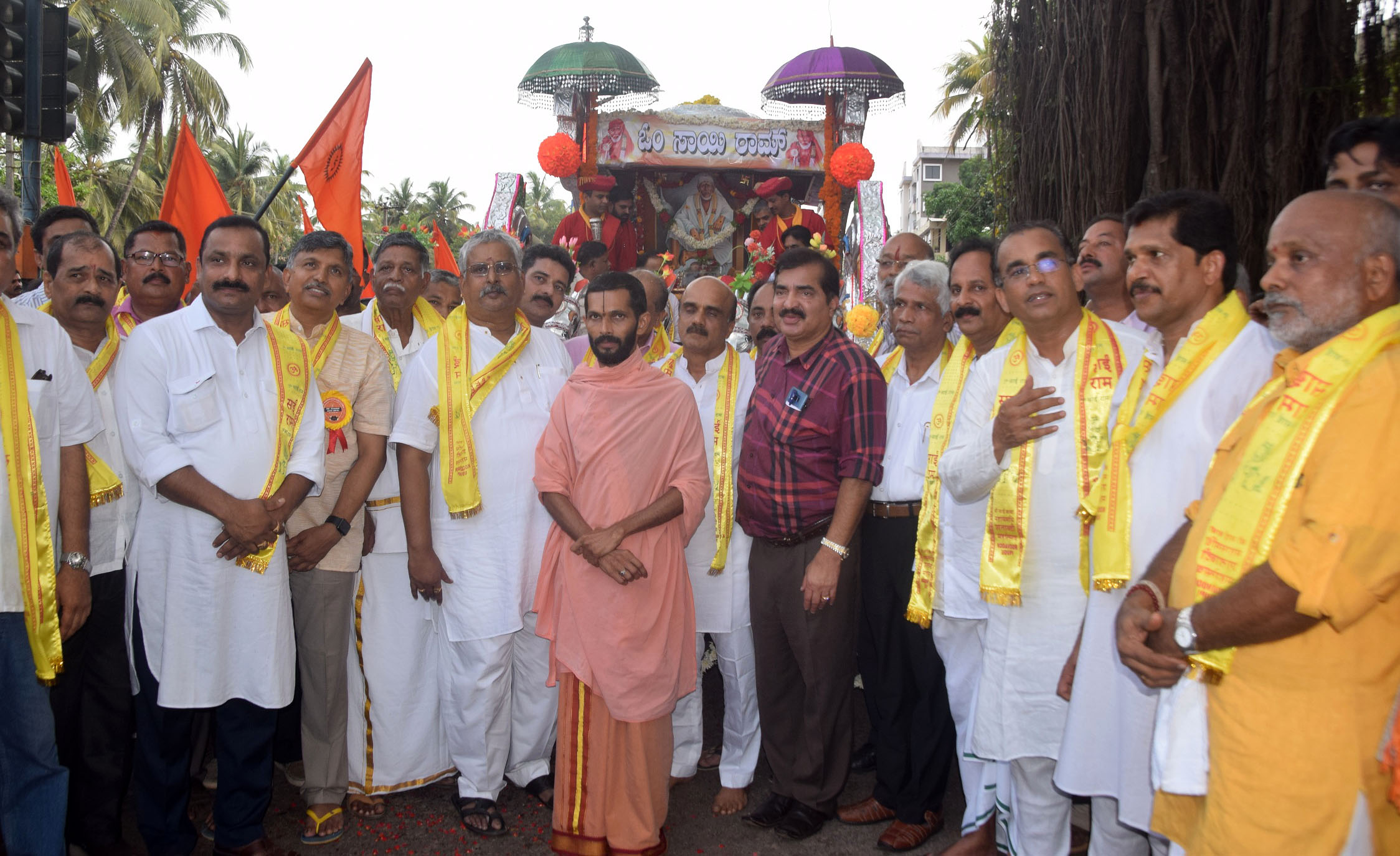 ಉಡುಪಿಯಲ್ಲಿ ಶಿರ್ಡಿ ಸಾಯಿಬಾಬಾರ ಪಾದುಕೆಯ ಮೆರವಣಿಗೆ