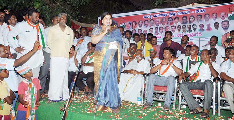 ಮತ್ತೆ ಕಾಂಗ್ರೆಸ್ ಸರಕಾರ ಅಸ್ತಿತ್ವಕ್ಕೆ:ಜಯಮಾಲಾ ವಿಶ್ವಾಸ