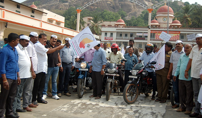 ಸ್ವೀಪ್ ಕಮಟಿಯಿಂದ ಮತದಾನ ಜಾಗೃತಿಗೆ ಬೈಕ್ ರ್ಯಾಲಿ