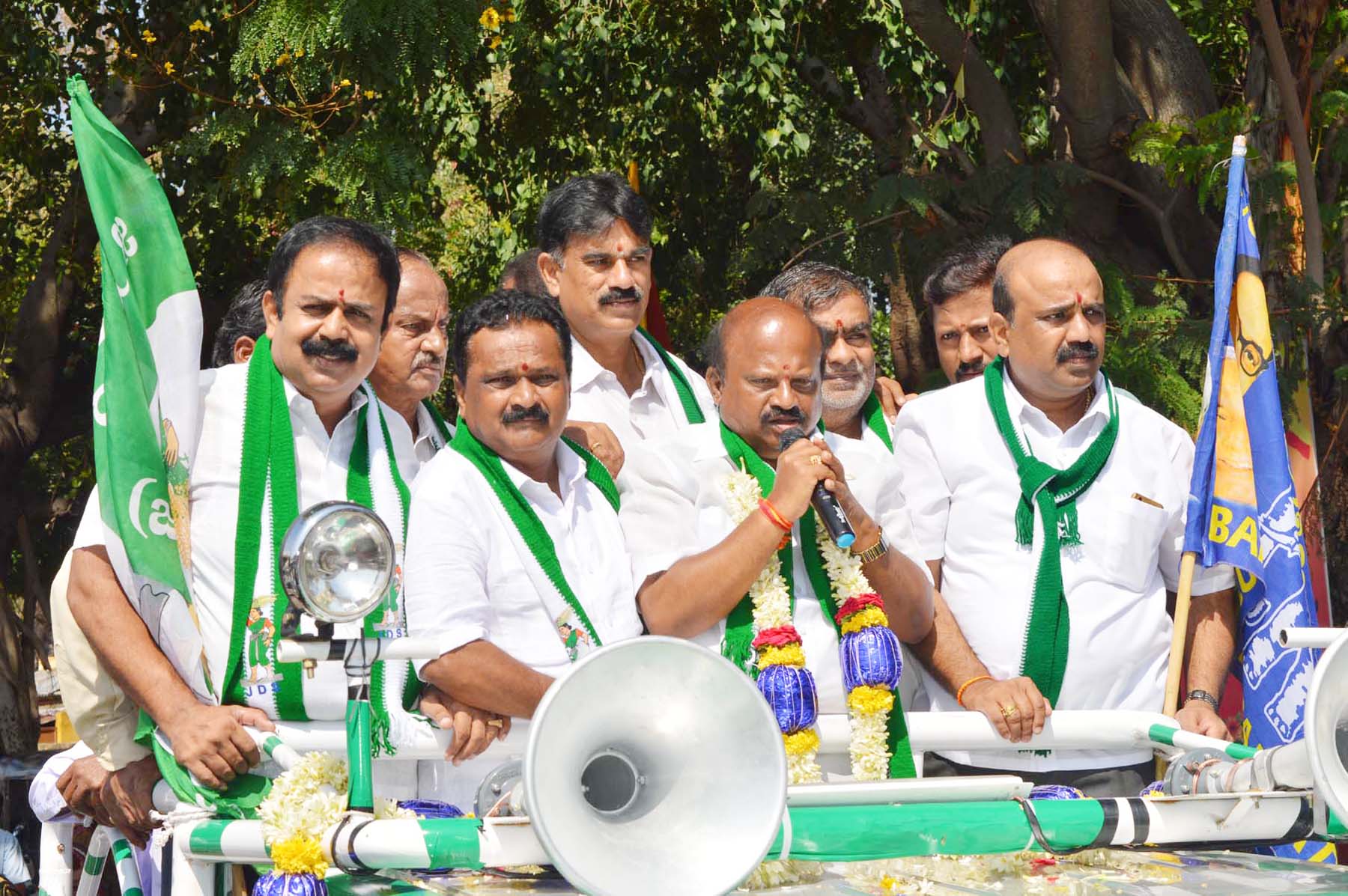 ಮಂಡ್ಯ: ತಾರಕಕ್ಕೇರಿದ ಪ್ರಮುಖ ಅಭ್ಯರ್ಥಿಗಳ ಪ್ರಚಾರ ಭರಾಟೆ