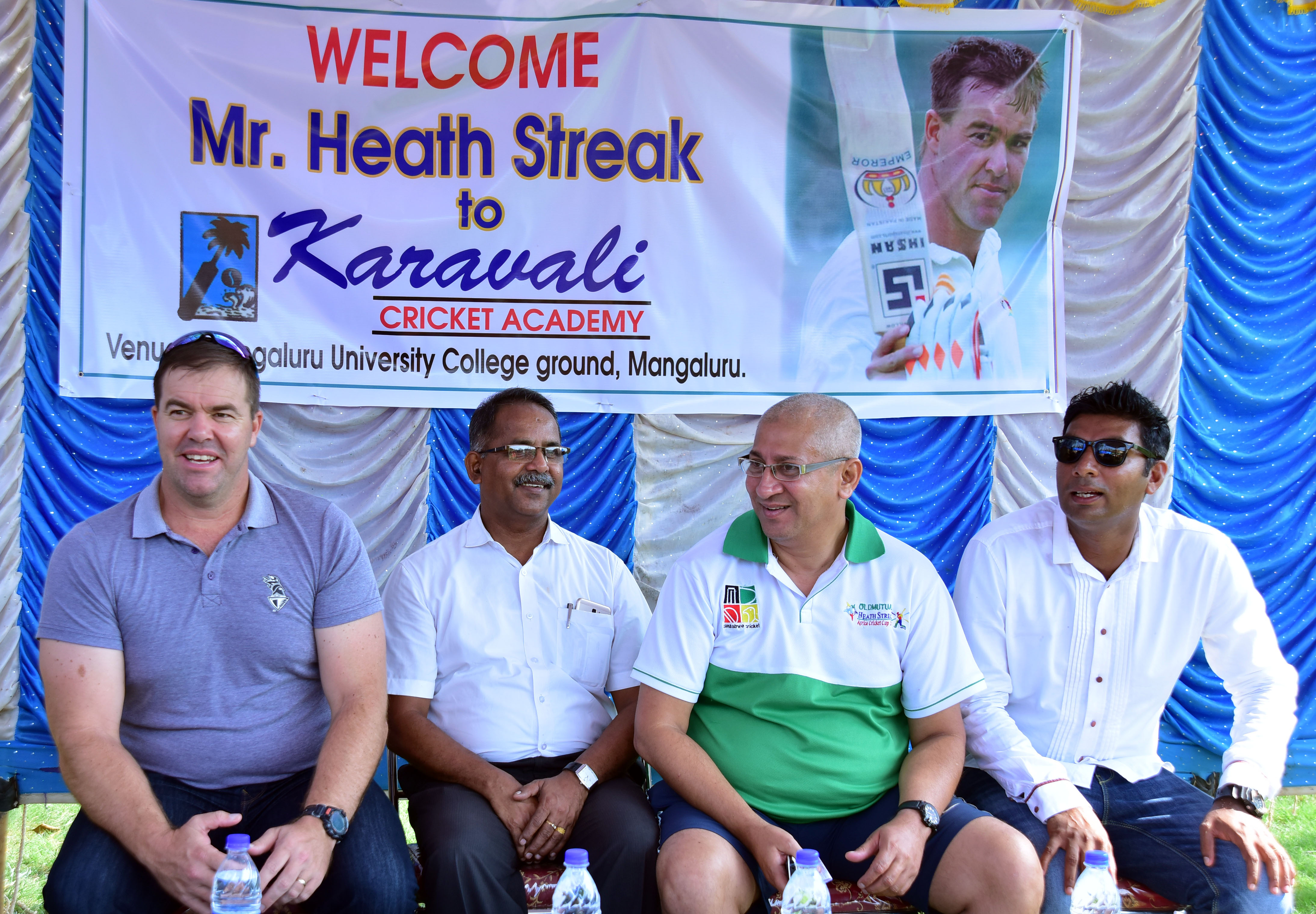 ಸಹ್ಯಾದ್ರಿ ಕ್ರೀಡಾಂಗಣದಲ್ಲಿ ಕ್ರಿಕೆಟ್ ಟೂರ್ನಿ: ಜಿಂಬಾಬ್ವೆ ಕ್ರಿಕೆಟ್ ತಂಡದ ಕೋಚ್ ಹೀತ್ ಸ್ಟ್ರೀಕ್