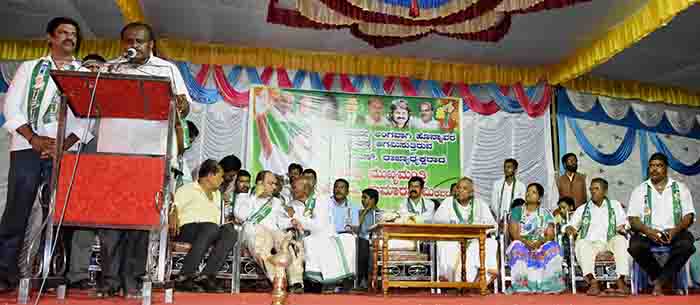 ಹೊನ್ನಾವರ: ಜೆಡಿಎಸ್ ಅಭ್ಯರ್ಥಿ ಪರ ಕುಮಾರಸ್ವಾಮಿ ಚುನಾವಣಾ ಪ್ರಚಾರ ಸಭೆ