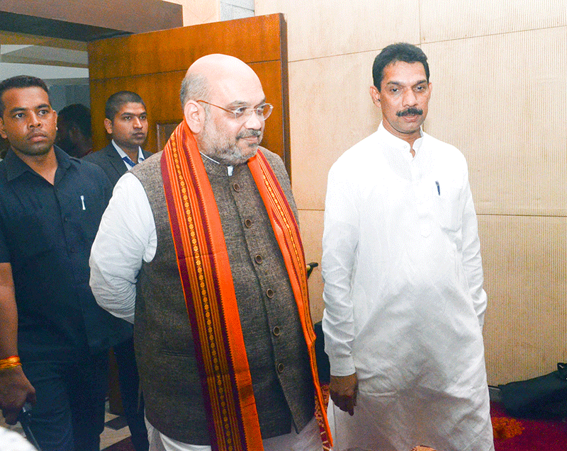 ಮಂಗಳೂರಿನಲ್ಲಿ ಬಿಜೆಪಿ ರಾಷ್ಟ್ರೀಯ ಅಧ್ಯಕ್ಷ ಅಮಿತ್ ಶಾ