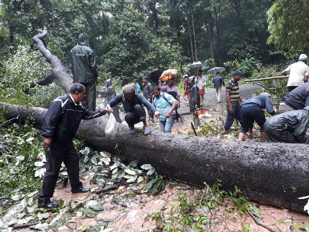 ಮಡಿಕೇರಿ: ಗುಡ್ಡ ಕುಸಿದು ಲಾರಿ ಕ್ಲೀನರ್ ಮೃತ್ಯು