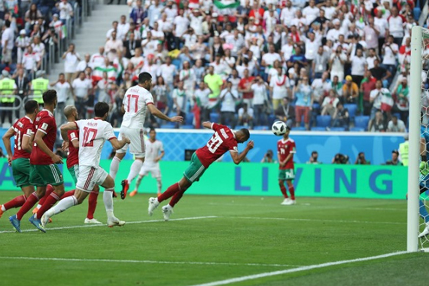 ವಿಶ್ವಕಪ್: ಇರಾನ್‌ಗೆ ಗೆಲುವಿನ ಗಿಫ್ಟ್ ಕೊಟ್ಟ ಮೊರಾಕ್ಕೊ ಆಟಗಾರ!