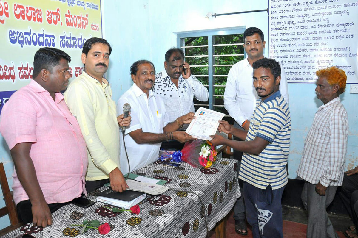 ಅಲೆವೂರು: ಕಾಪು ಶಾಸಕ ಲಾಲಾಜಿ ಮೆಂಡನ್‌ಗೆ ಅಭಿನಂದನೆ