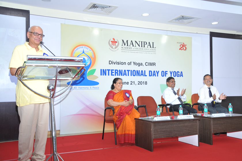 ಮಣಿಪಾಲ: ಮಾಹೆಯಲ್ಲಿ ವಿಶ್ವ ಯೋಗ ದಿನಾಚರಣೆ