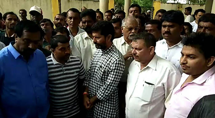 ಚಿಕ್ಕಮಗಳೂರು: ಅನ್ವರ್ ಹತ್ಯೆ ಆರೋಪಿಗಳ ಬಂಧನಕ್ಕೆ ಒತ್ತಾಯಿಸಿ ಬಿಜೆಪಿ ಧರಣಿ