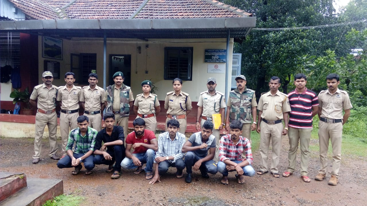 ಮರ ಕಳವು ಪ್ರಕರಣ: 6 ಮಂದಿಯ ಬಂಧನ