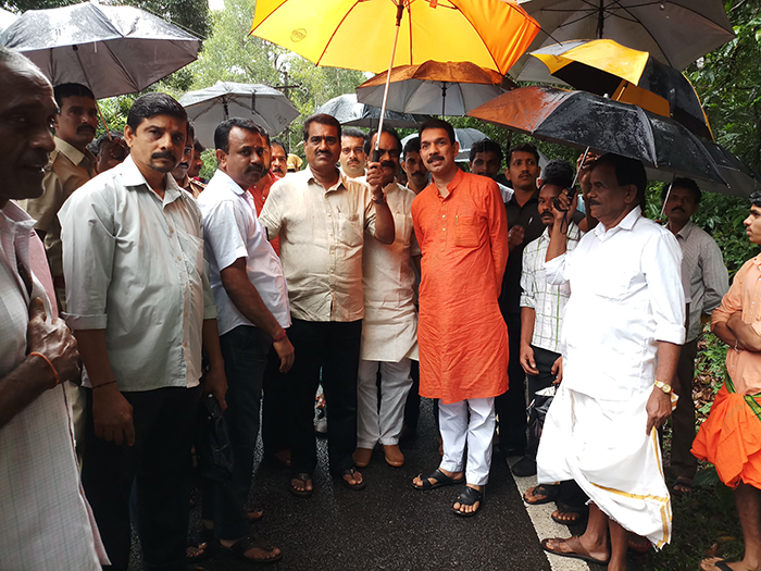 ನೆಲ್ಲಿಕಾರು ಅಪಘಾತ ವಲಯಕ್ಕೆ ಸಂಸದ ನಳಿನ್ ಭೇಟಿ