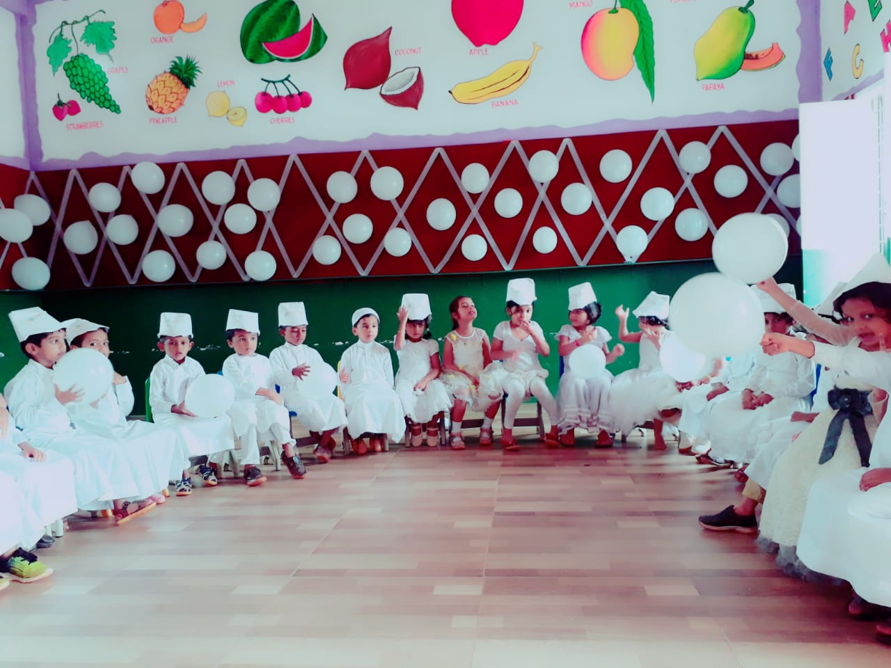 ಮನ್-ಶರ್ ನ್ಯೂಬಿ ಪ್ರೀ ಸ್ಕೂಲ್ ನಲ್ಲಿ ವೈಟ್ ಡೇ ಸಂಭ್ರಮ