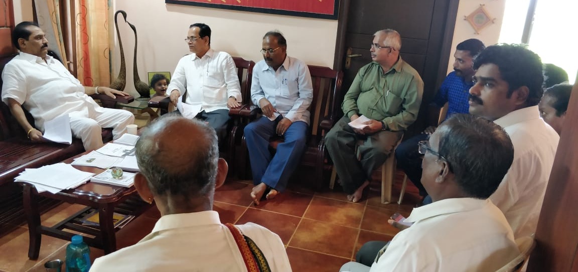 ಮಾಜಿ ಶಾಸಕ ವಸಂತ ಬಂಗೇರಾರೊಂದಿಗೆ ವಿಚಾರ ವಿನಿಮಯ