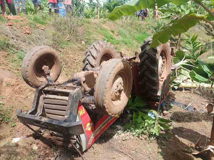 ಸೊರಬ: ಟ್ರ್ಯಾಕ್ಟರ್ ಪಲ್ಟಿಯಾಗಿ ಚಾಲಕ ಮೃತ್ಯು