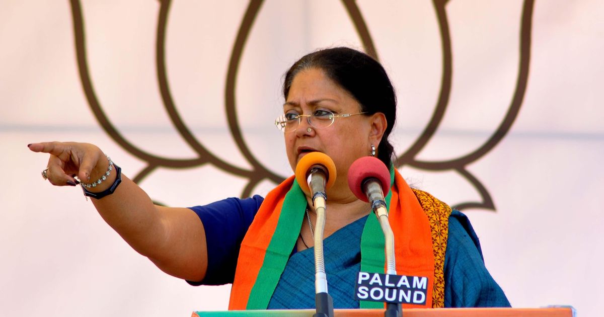 ವಸುಂಧರಾ ರಾಜೆ ಸಿಎಂ ಅಭ್ಯರ್ಥಿ: ಅಮಿತ್ ಶಾ ಘೋಷಣೆ