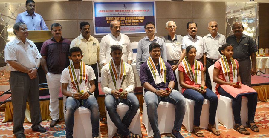 ಉಡುಪಿ: ರಾಷ್ಟ್ರ, ರಾಜ್ಯಮಟ್ಟದ ಸಾಧಕ 27 ಕ್ರೀಡಾಪಟುಗಳಿಗೆ ಸನ್ಮಾನ