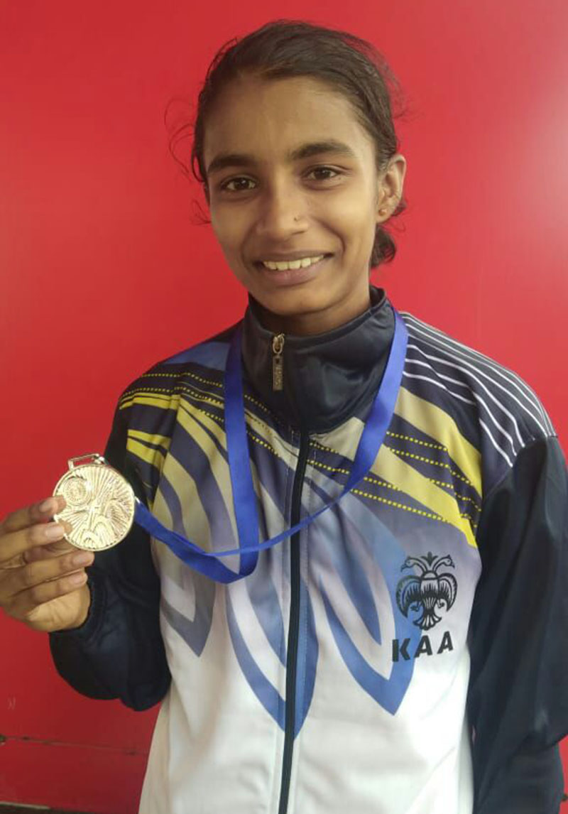 ರಾ.ಕ್ರೀಡಾಕೂಟ: ಪ್ರಜ್ಞಾಗೆ ಬೆಳ್ಳಿಪದಕ