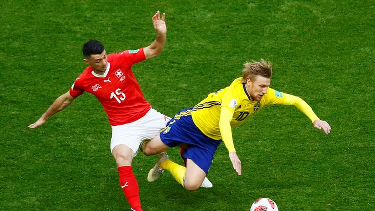 ಫಿಫಾ ವಿಶ್ವಕಪ್‌: ಸ್ವೀಡನ್ ಕ್ವಾರ್ಟರ್ ಫೈನಲ್‌ಗೆ