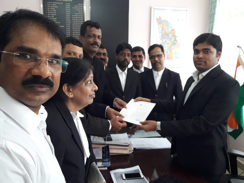 ನ್ಯಾಯವಾದಿಗಳಿಗೆ ಸೂಕ್ತ ರಕ್ಷಣೆಗೆ ಆಗ್ರಹಿಸಿ ಎಸಿಗೆ ಮನವಿ