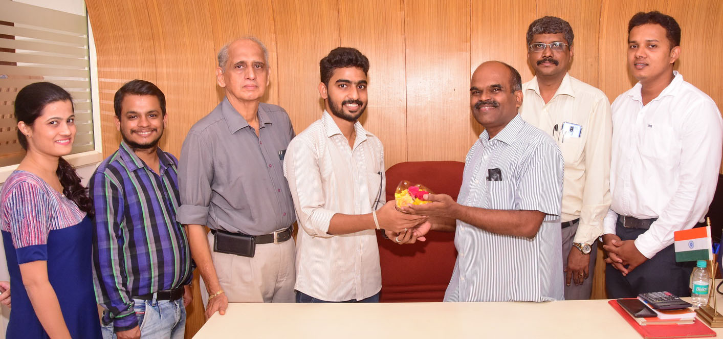 ಸಿಎ ಪರೀಕ್ಷೆಯಲ್ಲಿ ರ್ಯಾಂಕ್ ಪಡೆದ ಅಶ್ವಥ್‌ಗೆ ಸನ್ಮಾನ