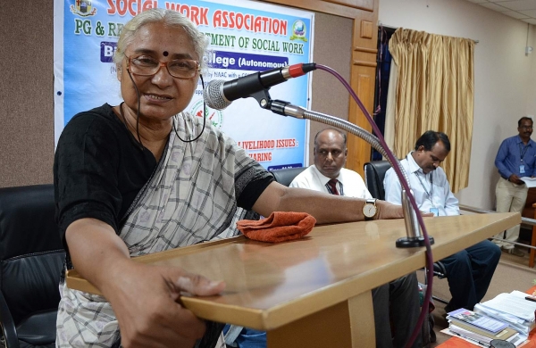 ಹೋರಾಟಗಾರ್ತಿ ಮೇಧಾ ಪಾಟ್ಕರ್ ವಿರುದ್ಧ ಮಾನನಷ್ಟ ಆರೋಪ ರಚನೆ