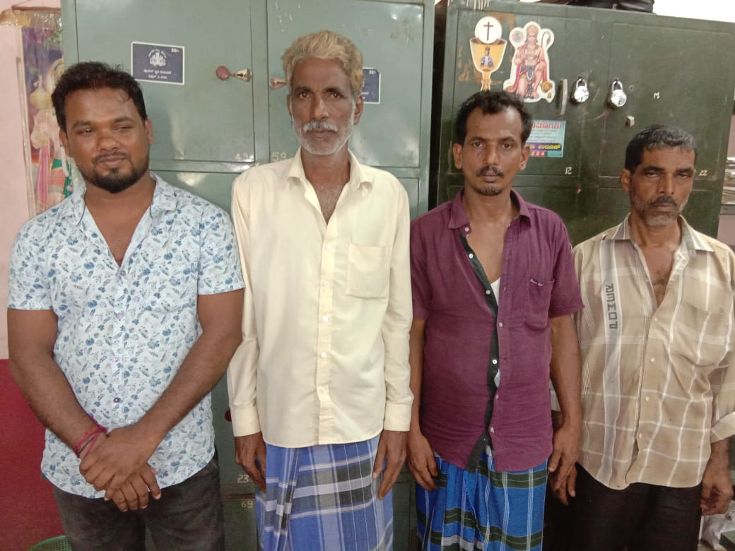 ಜೂಜಾಟ: ನಾಲ್ವರ ಬಂಧನ