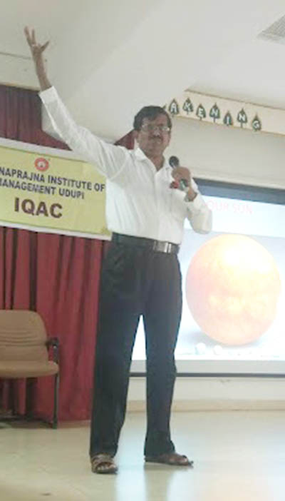 ‘ಪರಿಸರ ವಿರೋಧಿ ಚಟುವಟಿಕೆ ಮಾನವನ ವಿನಾಶಕ್ಕೆ ನಾಂದಿ’ -ಪ್ರೊ.ಎ.ಪಿ.ಭಟ್