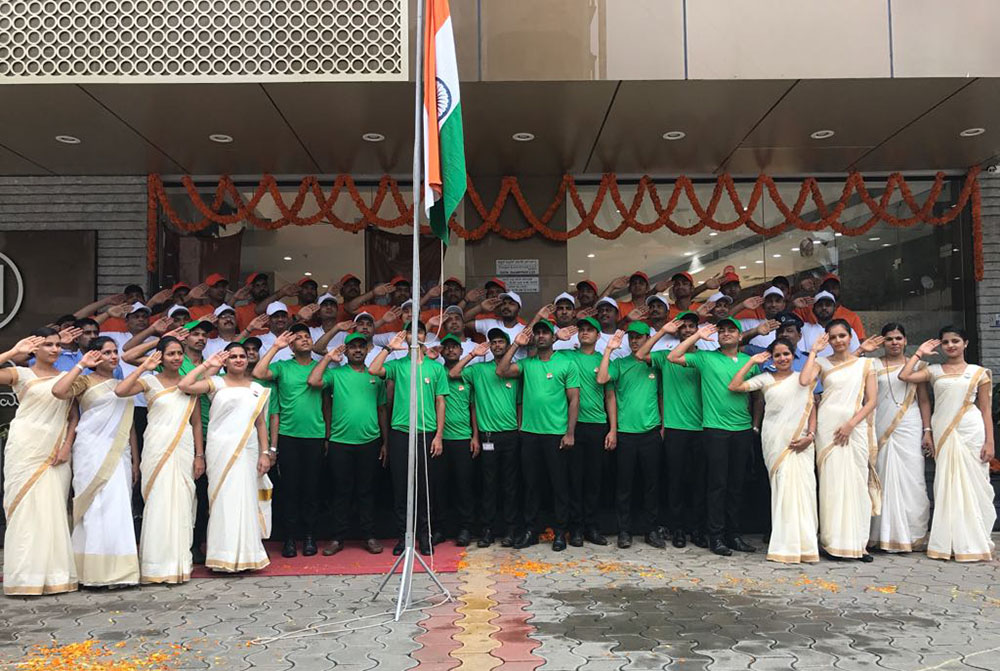 ಉಡುಪಿ ಮಲಬಾರ್ ಗೋಲ್ಡ್ ನಲ್ಲಿ  ಸ್ವಾತಂತ್ರ್ಯ ದಿನಾಚರಣೆ