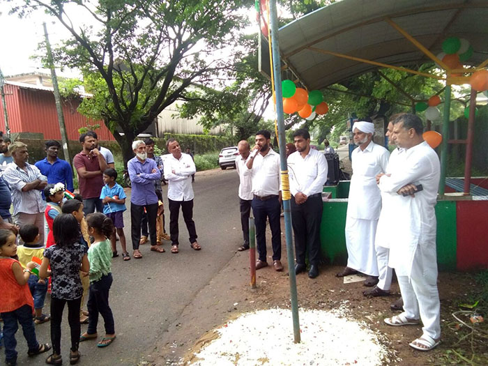 ಸೋಶಿಯಲ್ ಡೆಮಾಕ್ರಟಿಕ್ ಪಾರ್ಟಿ ಆಫ್ ಇಂಡಿಯಾ ಅಂಗರಗುಂಡಿ ಇದರ ವತಿಯಿಂದ 72ನೆ ಸ್ವಾತಂತ್ರ್ಯೋತ್ಸವ ಆಚರಣೆ