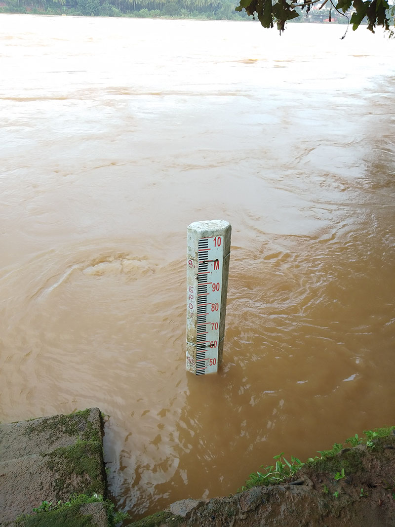 ಬಂಟ್ವಾಳ: ಮೈದುಂಬಿ ಹರಿಯುತ್ತಿರುವ ನೇತ್ರಾವತಿ ನದಿ