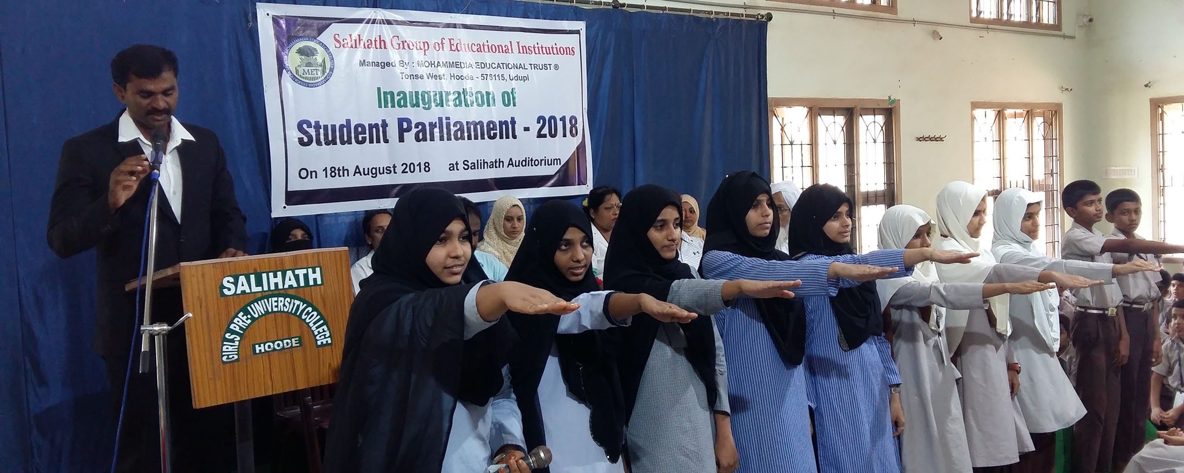 ಸಾಲಿಹಾತ್ ವಿದ್ಯಾರ್ಥಿ ಪ್ರತಿನಿಧಿಗಳ ಸರಕಾರ ಉದ್ಘಾಟನೆ