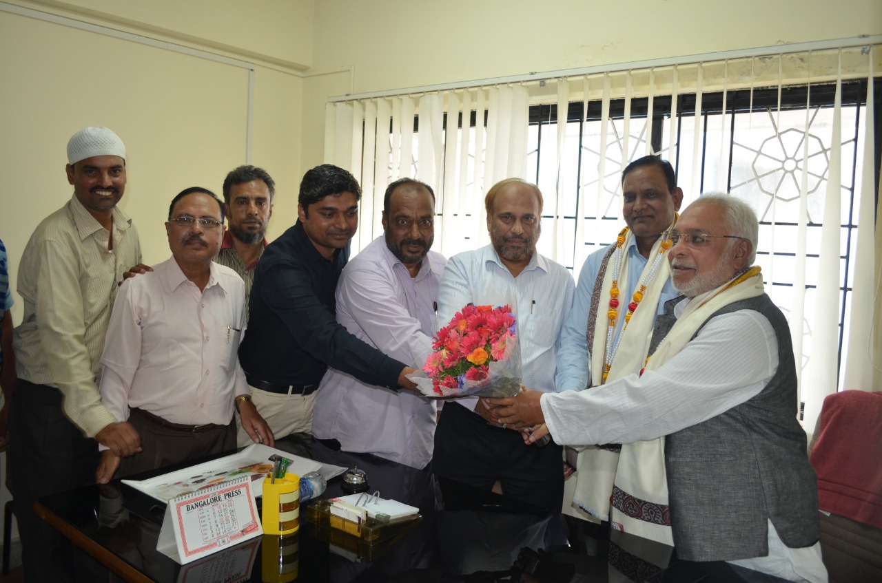 ಉರ್ದು ಅಕಾಡೆಮಿ ಅಧ್ಯಕ್ಷರ ಅಧಿಕಾರ ಸ್ವೀಕಾರ