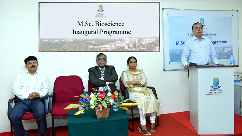 ಯೆನೆಪೊಯದಲ್ಲಿ ಎಂ.ಎಸ್ಸಿ ಜೀವ ವಿಜ್ಞಾನ ಕೋರ್ಸು ಉದ್ಘಾಟನೆ