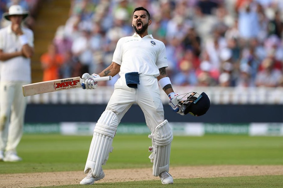 ಇಂಗ್ಲೆಂಡ್‌ನಲ್ಲಿ ಚೊಚ್ಚಲ ಟೆಸ್ಟ್ ಶತಕ ಸಿಡಿಸಿದ ಕೊಹ್ಲಿ