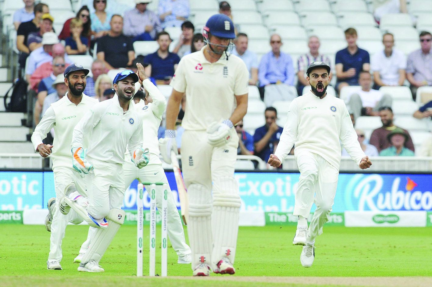 ಮೂರನೇ ಟೆಸ್ಟ್: ಭಾರತ ವಿರುದ್ಧ ಇಂಗ್ಲೆಂಡ್ 173/4