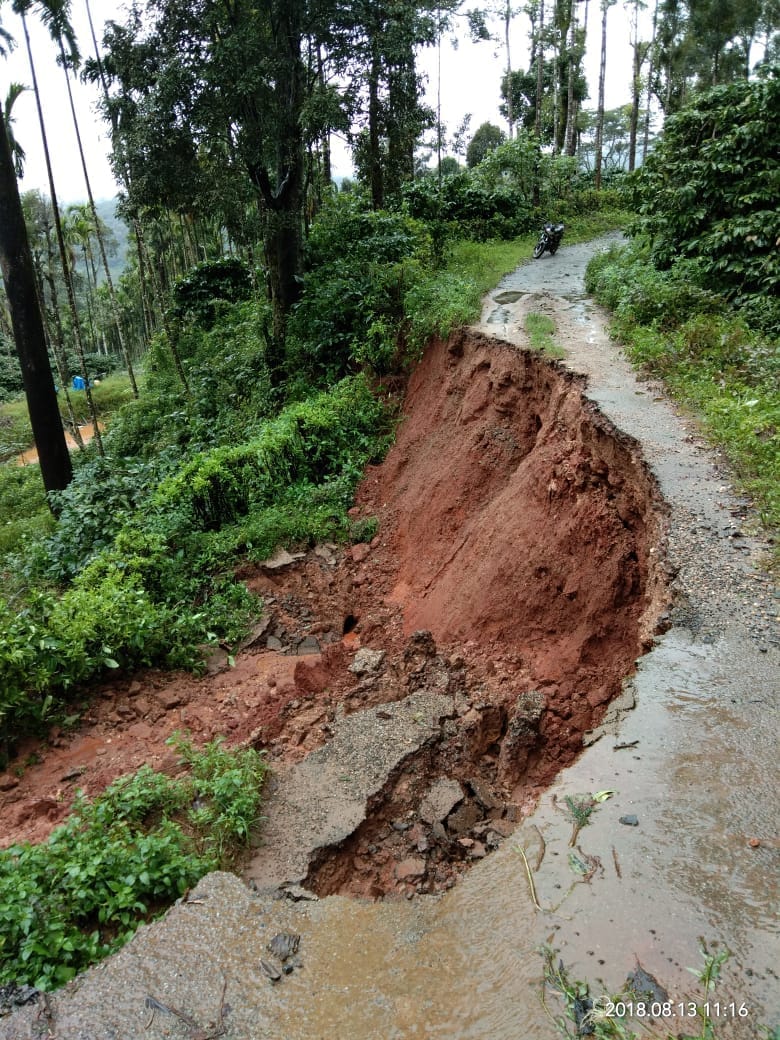 ಮಲೆನಾಡು ಭಾಗದಲ್ಲಿ ಮತ್ತೆ ಭೂ ಕುಸಿತ
