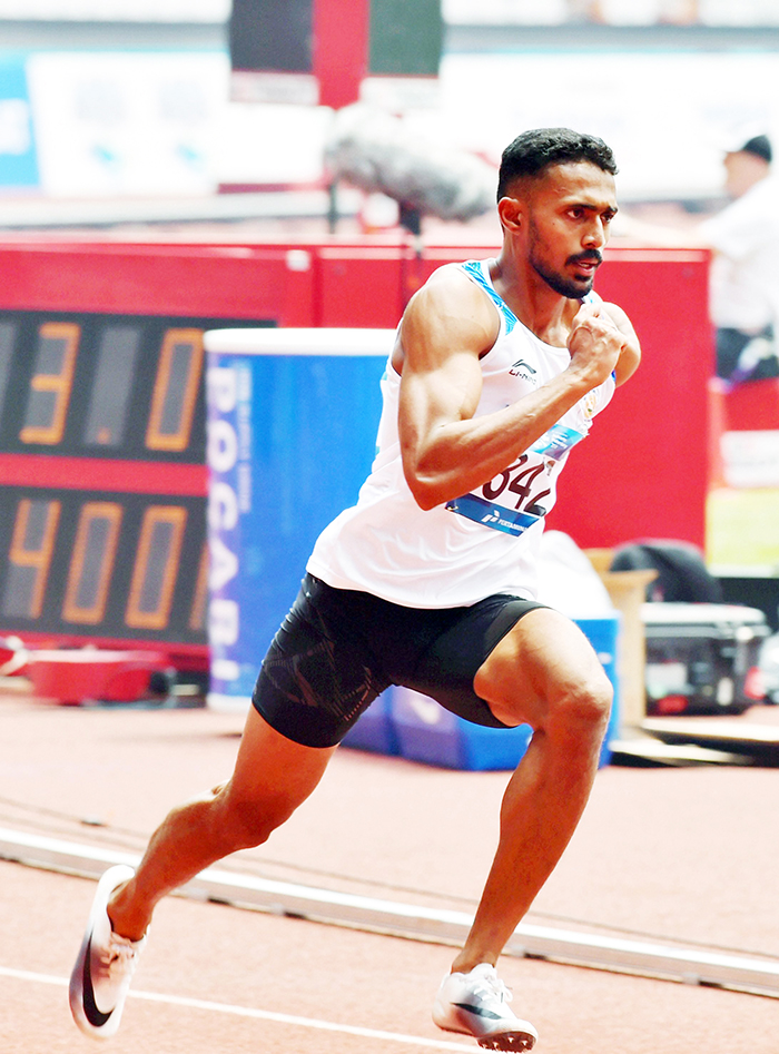 ಅನಸ್, ರಾಜೀವ್ ಸೆಮಿ ಫೈನಲ್‌ಗೆ ಹೈಜಂಪ್‌ನಲ್ಲಿ  ಚೇತನ್ ಪೈನಲ್‌ಗೆ