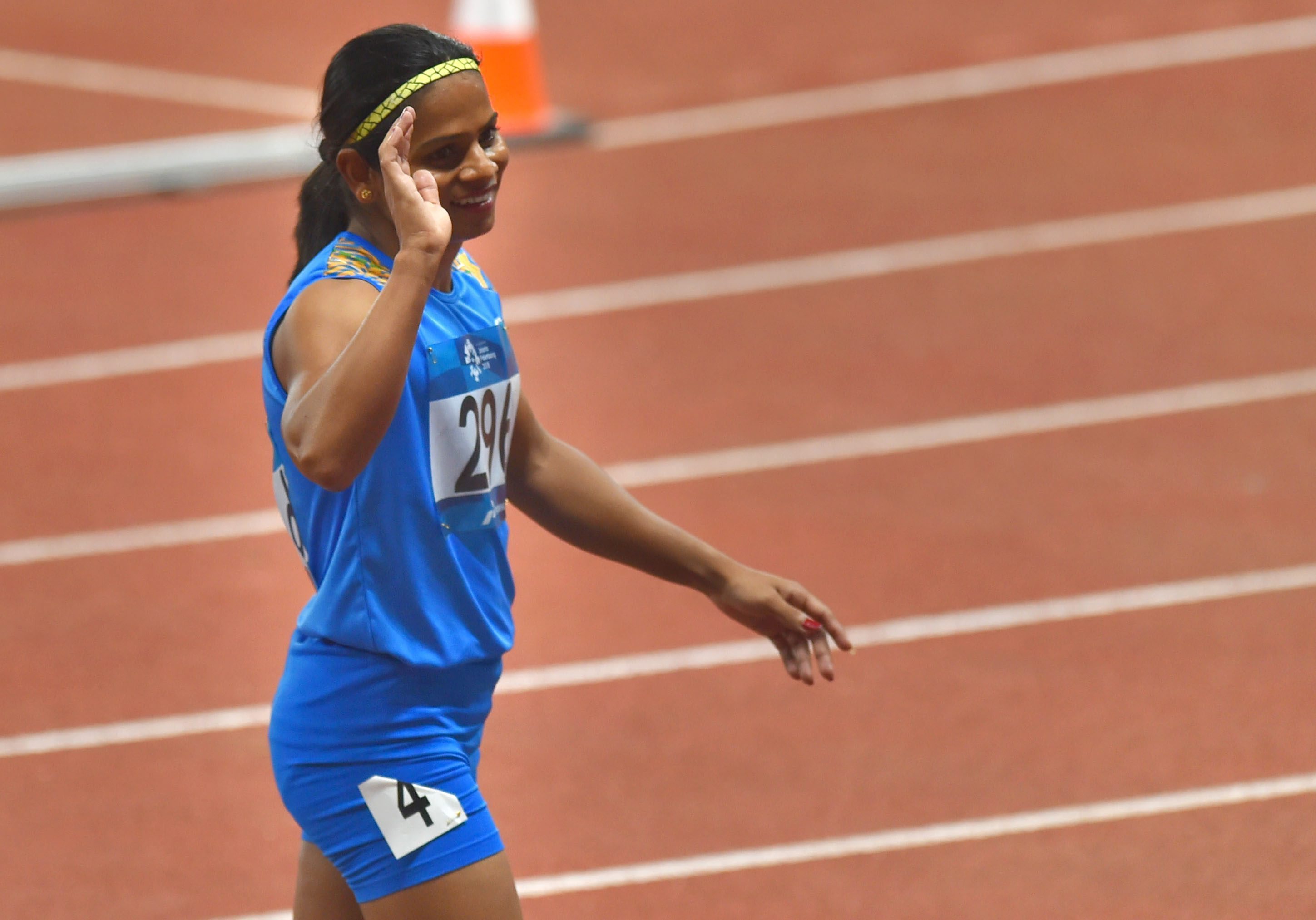 ದ್ಯುತಿ  ಚಾಂದ್ ಗೆ ಬೆಳ್ಳಿ