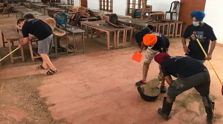 ಕೇರಳ ಪ್ರವಾಹ: ಚರ್ಚನ್ನು ಸ್ವಚ್ಛಗೊಳಿಸಿ ಸೌಹಾರ್ದತೆ ಮೆರೆದ ಸಿಖ್ಖರು