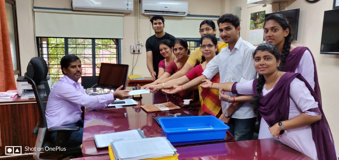 ಕೇರಳ- ಕೊಡಗು ನೆರೆ: ಕೆನರಾ ಕಾಲೇಜಿನಿಂದ ನೆರವು