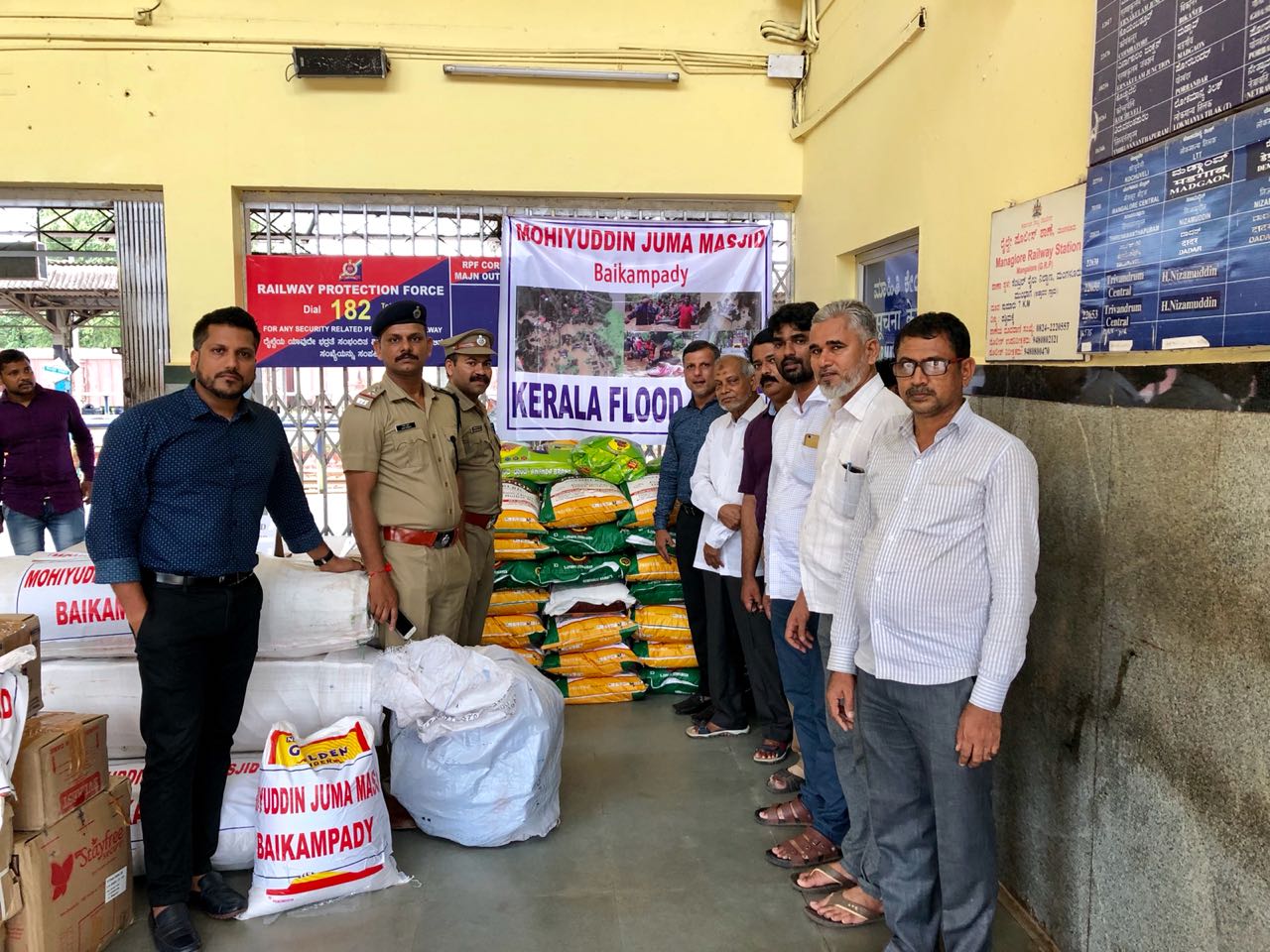 ಕೇರಳ ಪ್ರವಾಹ: ಬೈಕಂಪಾಡಿ ಮೊಹಿಯುದ್ದಿನ್ ಜುಮಾ ಮಸ್ಜಿದ್‌ನಿಂದ ನೆರವು