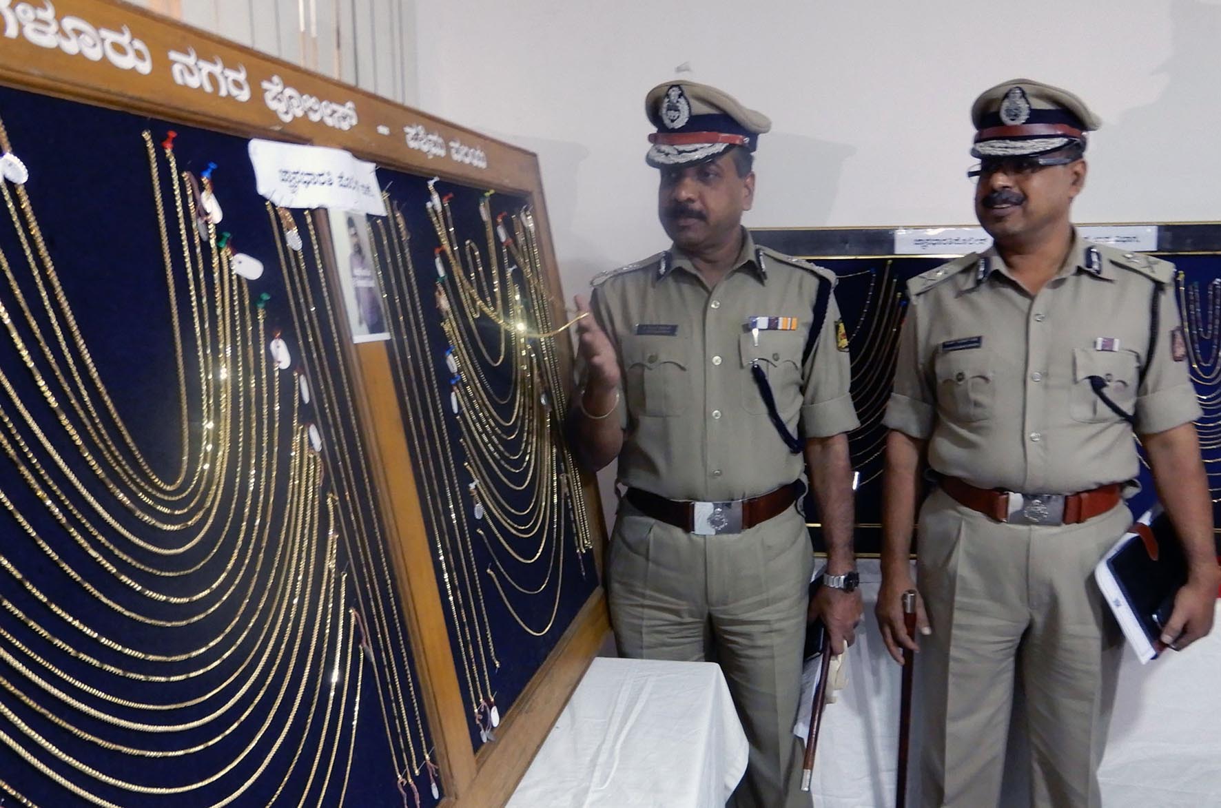 ಸರಗಳ್ಳತನ ಪ್ರಕರಣ: ಮೂರೂವರೆ ಕೆ.ಜಿ ಚಿನ್ನ ಜಪ್ತಿ