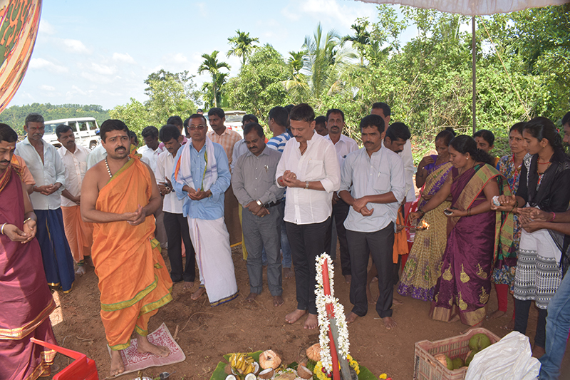 ಸರಪಾಡಿ ಬಹುಗ್ರಾಮ ಕುಡಿಯುವ ನೀರು ಯೋಜನೆ: ಟ್ಯಾಂಕ್ ನಿರ್ಮಾಣಕ್ಕೆ ಗುದ್ದಲಿ ಪೂಜೆ