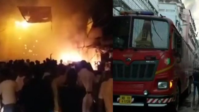 ಕೋಲ್ಕತಾ:ಮಾರುಕಟ್ಟೆಯಲ್ಲಿ ಭಾರೀ ಬೆಂಕಿ ಅನಾಹುತ: ಅಪಾರ ನಷ್ಟ