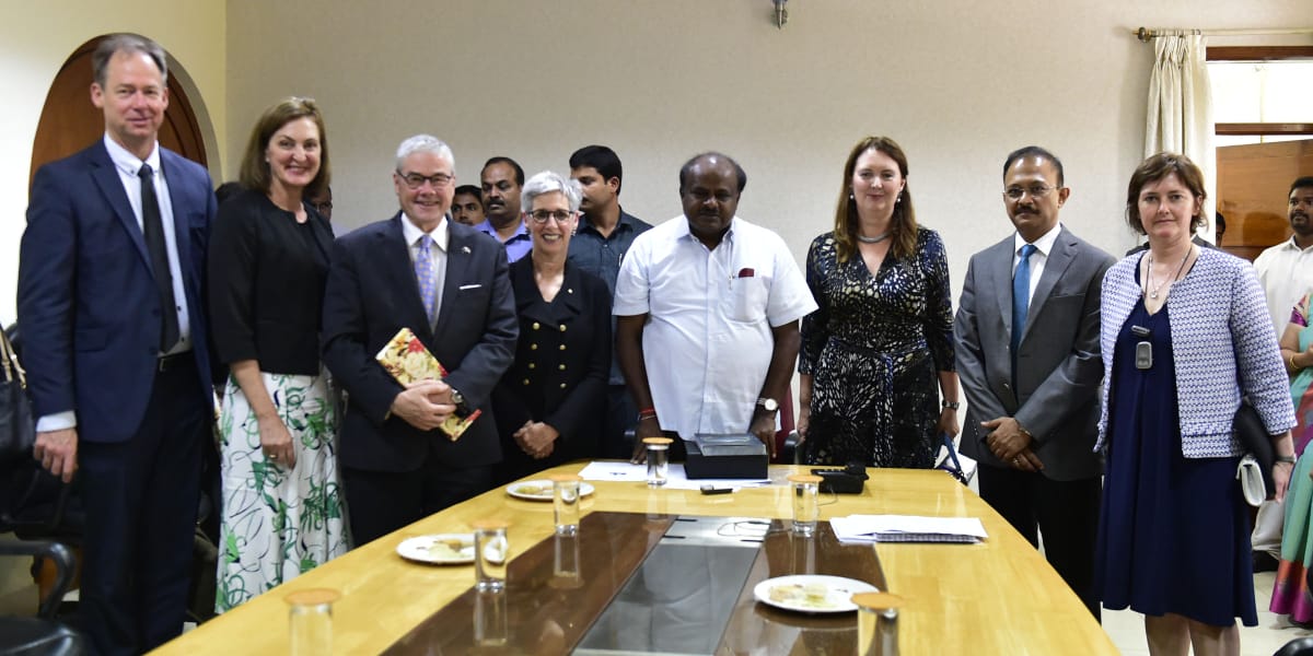 ಮುಖ್ಯಮಂತ್ರಿಯನ್ನು ಭೇಟಿಯಾದ ಆಸ್ಟ್ರೇಲಿಯಾ ನಿಯೋಗ