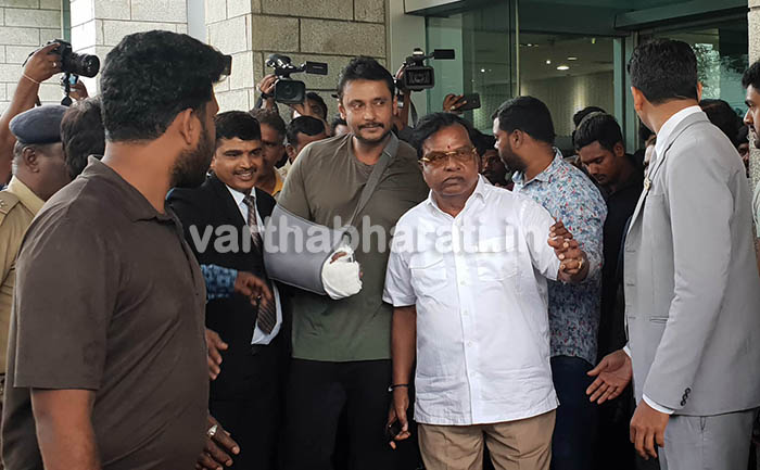 ಆಸ್ಪತ್ರೆಯಿಂದ ನಟ ದರ್ಶನ್ ಡಿಸ್ಚಾರ್ಜ್