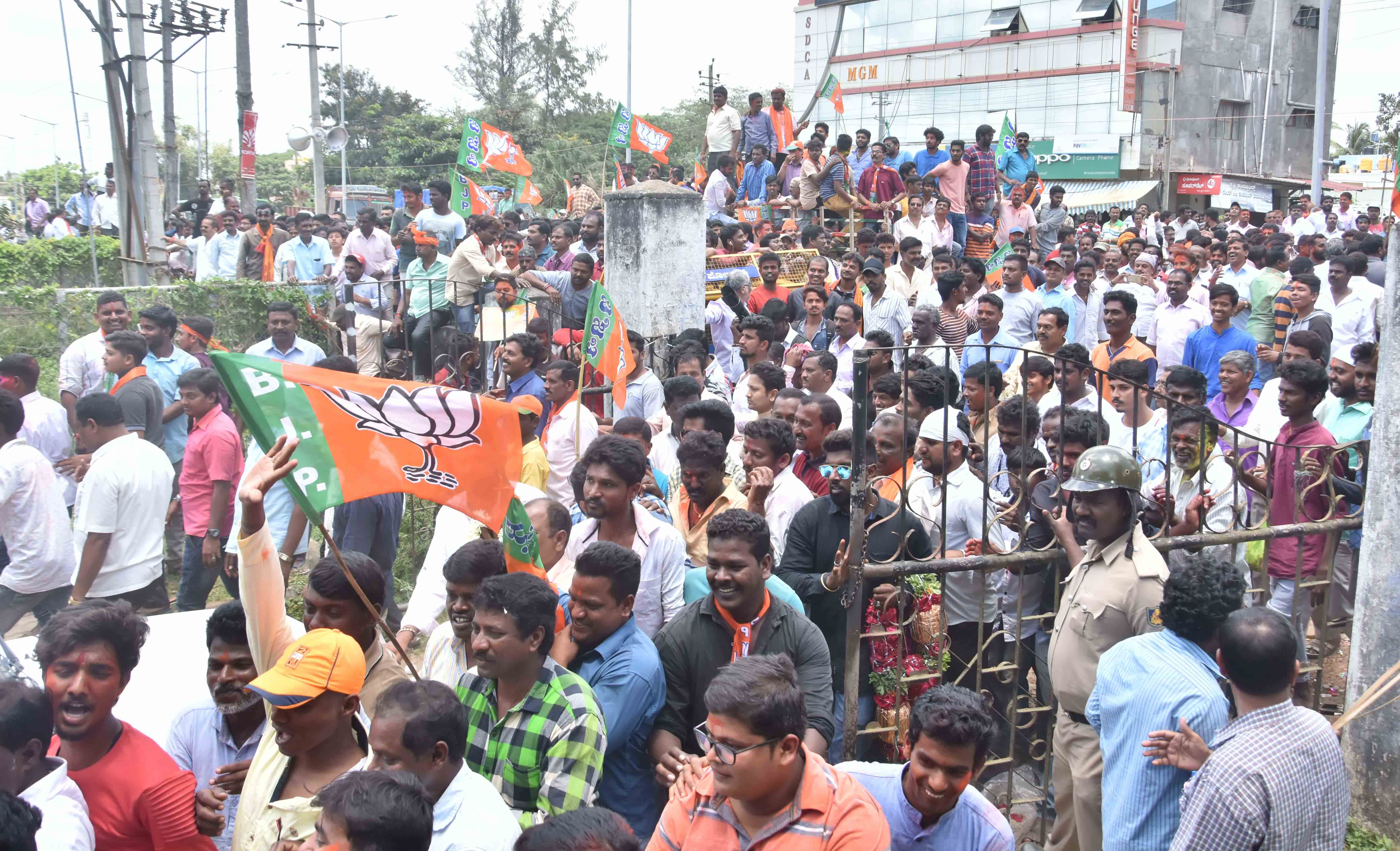 ಶಿವಮೊಗ್ಗ ಮಹಾನಗರ ಪಾಲಿಕೆ ಚುನಾವಣೆ: ಪ್ರಾಬಲ್ಯ ಮೆರೆದ ಬಿಜೆಪಿ