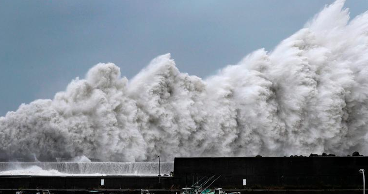 ಜಪಾನ್‌ಗೆ ಅಪ್ಪಳಿಸಿದ ಪ್ರಬಲ ಚಂಡಮಾರುತ ‘ಜೆಬಿ’
