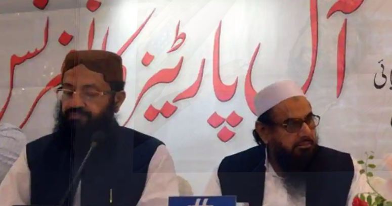 ಉಗ್ರ ಹಫೀಝ್ ಸಯೀದ್ ಜೊತೆ ಪಾಕ್ ಸಚಿವ: ಭಾರತದ ಆರೋಪಗಳಿಗೆ ಪುರಾವೆ