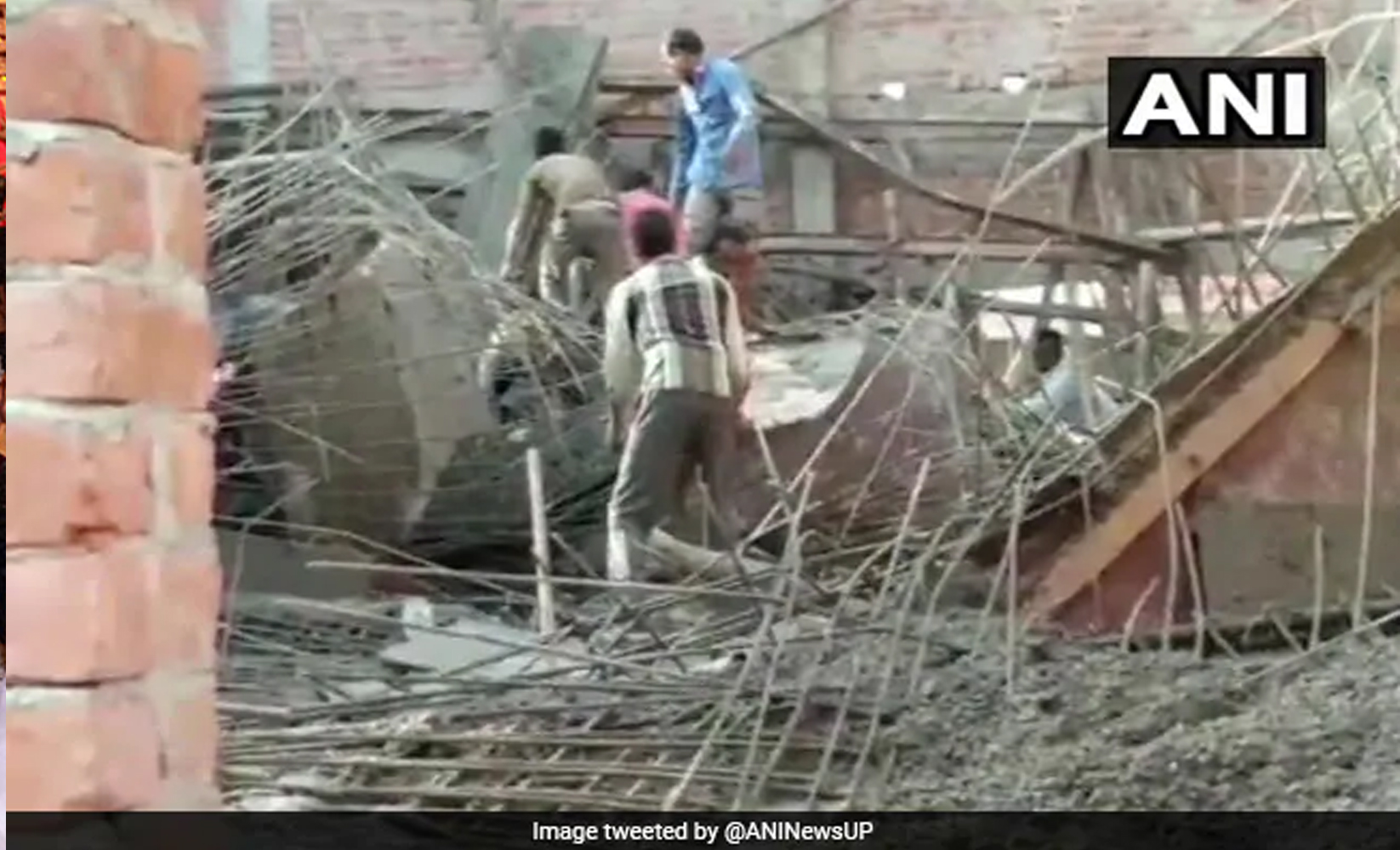 ಉ.ಪ್ರದೇಶ: ನಿರ್ಮಾಣ ಹಂತದ ಕಟ್ಟಡದ ಸೂರು ಕುಸಿತ