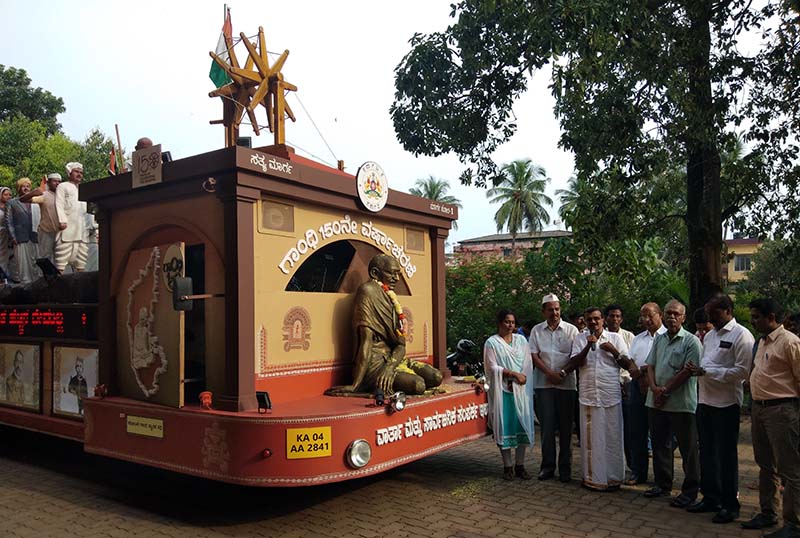 ಗಾಂಧಿ-150 ಅಭಿಯಾನಕ್ಕೆ ಮಂಗಳೂರಿನಲ್ಲಿ ಸ್ವಾಗತ